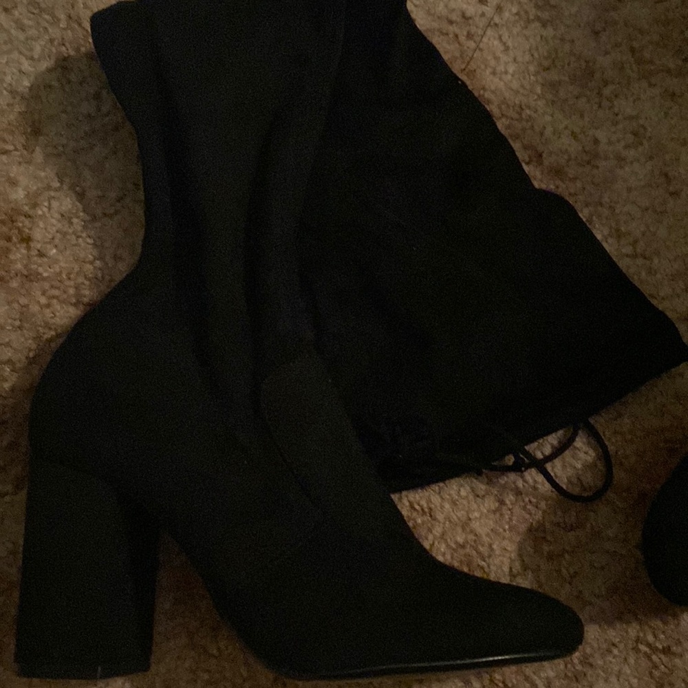 Thigh High Black Boots